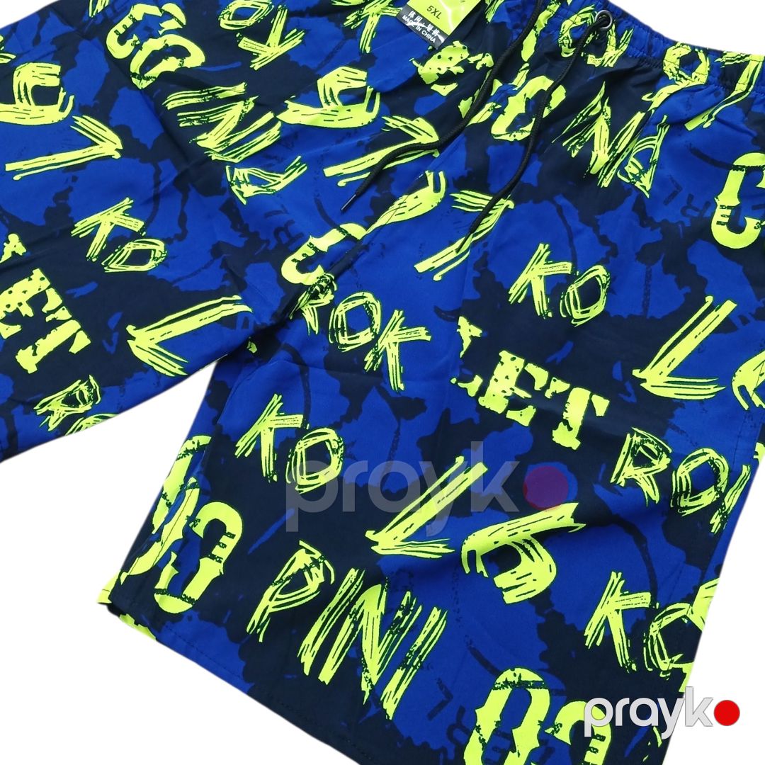 Kişilər üçün üzgüçülük şortu, rəngbərəng, polyester, ölçü 2XL — Mallar, Bakı (2)