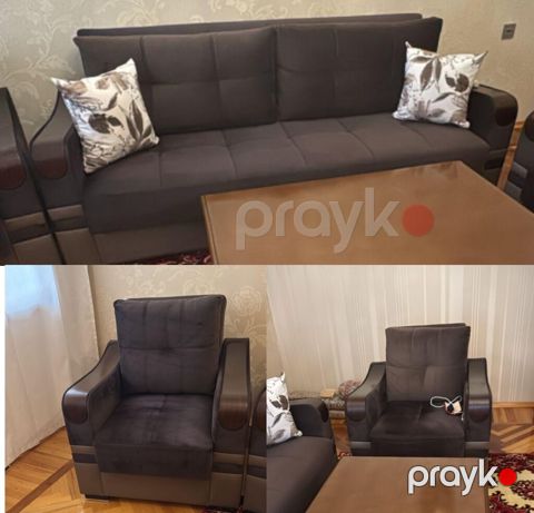 divan 2 Kreslo Desti 300 manata satılır divan açılır Bazali — Bakı