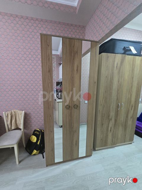 İkiqapılı paltar dolabı - Material: ağac teksturalı laminat (Mdf/ldsp — Bakı