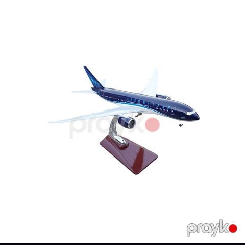 Dekorativ təyyarə modeli F35-ag-282, 28x28.5x17 sm, ağ/göy — Bakı