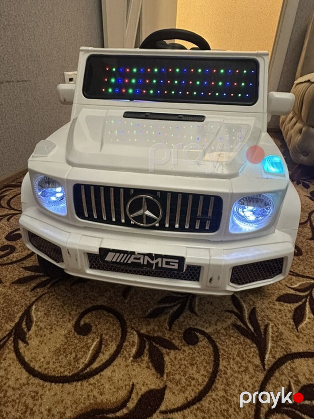 Uşaq üçün elektrikli minik maşını – Mercedes-Benz AMG G-Class stili — Uşaq avtomobilləri, Qobu (5)
