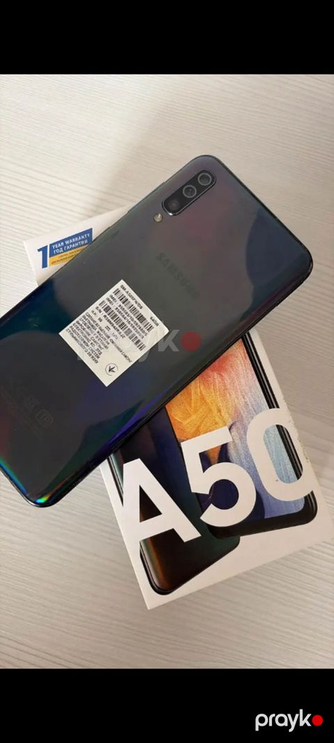 Samsung Galaxy A50s, 128 GB, rəng - Qara, Face ID — Bakı