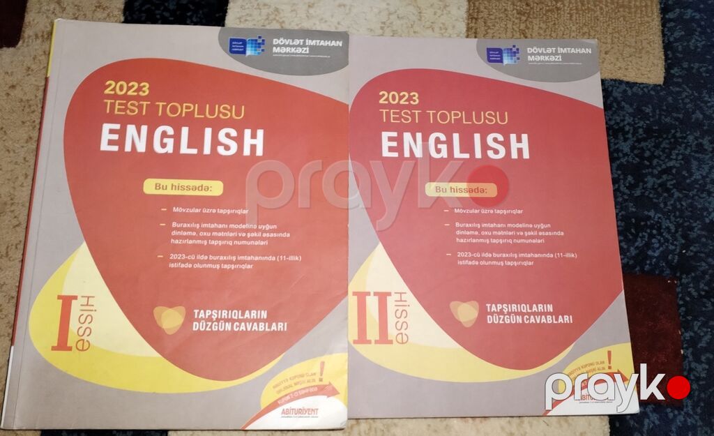 Test topluları her biri 5 azn heç birinin üstündə ilənilimiyib hamısı — Kitablar, Bakı (3)