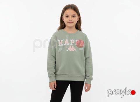 Uzunqol bluz qızlar üçün 1786335, yaşıl, pambıq, ölçü 9-10 yaş — Bakı