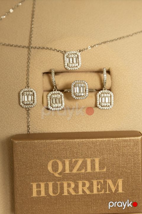 Zinət dəsti qadınlar üçün HG576, gümüş 925 əyar — Bakı