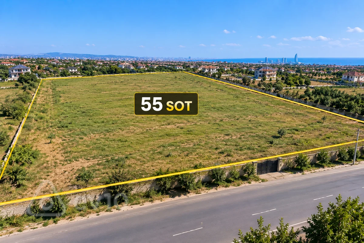 Torpaq sahəsi, 55 sot, Qarayev 36 — Torpaq, Bakı (2)