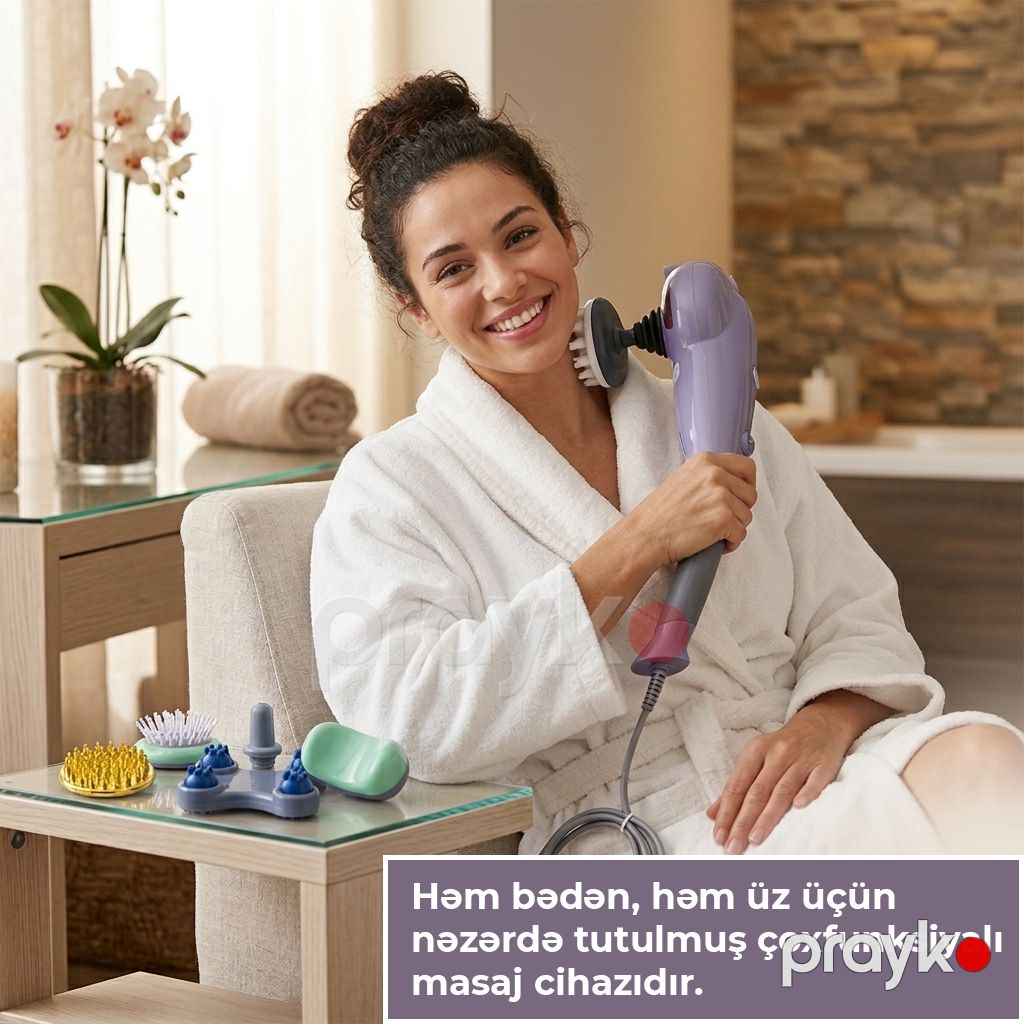 Blueidea B07CDV8NSL — Çoxbaşlıqlı bədən və üz masaj aləti — Masaj aparatları, Bakı (2)