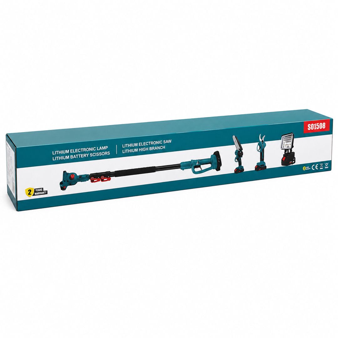 Ağac budama üçün akkumulyatorlu alətlər dəsti S01508, 13 parça — Mallar, Bakı (3)