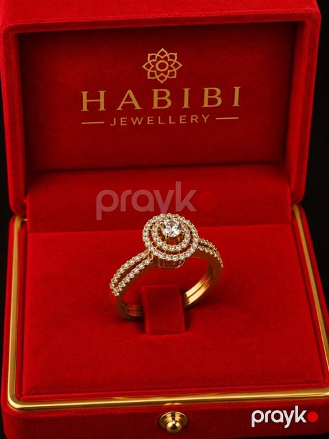 Üzük qadınlar üçün Habibi Jewellery HJ564, qızıl 585 əyar — Bakı