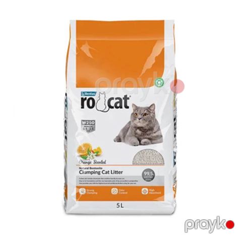 Topalaşan doldurucu pişiklər üçün Ro Cat Premium Quality portağal qoxulu 10 l — Bakı