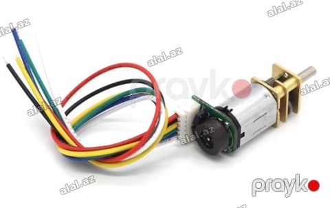 Elan: Enkoderli 6V 250 RPM Mikro DC Motor (30:1) Tətbiqlər: - Xətt — Bakı