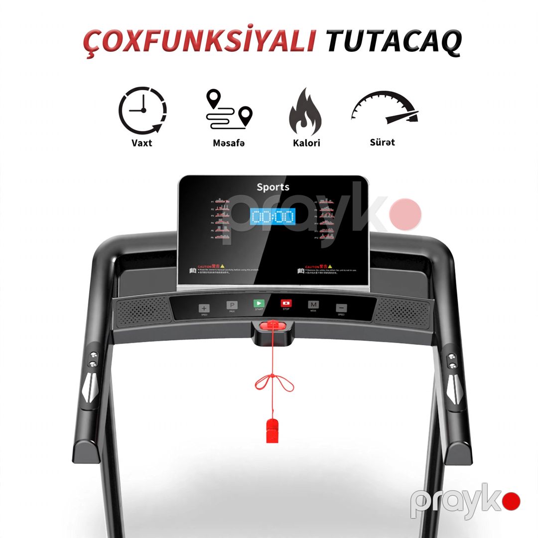 Qaçış trenajoru Dapow B-8 400, elektrik, qatlanan, qara/boz — Mallar, Bakı (2)