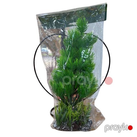 Akvarium üçün dekorativ ağac 7, yaşıl — Bakı