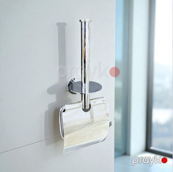 Tualet kağızı tutacağı Viya Banyo 8818, əlavə saxlama yeri ilə, paslanmayan polad, gümüşü — Mallar, Bakı (2)
