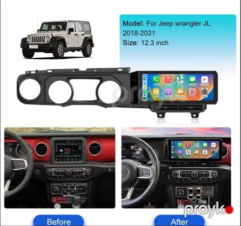 Jeep Wrangler maqnitolası — Bakı
