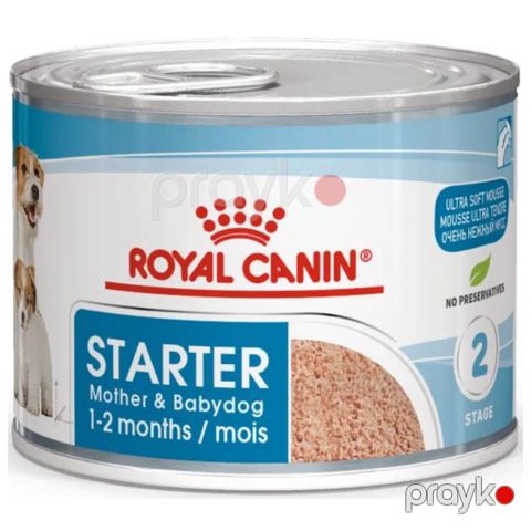 Nəm yem Royal Canin Starter Mousse küçüklər üçün, 195 q — Bakı