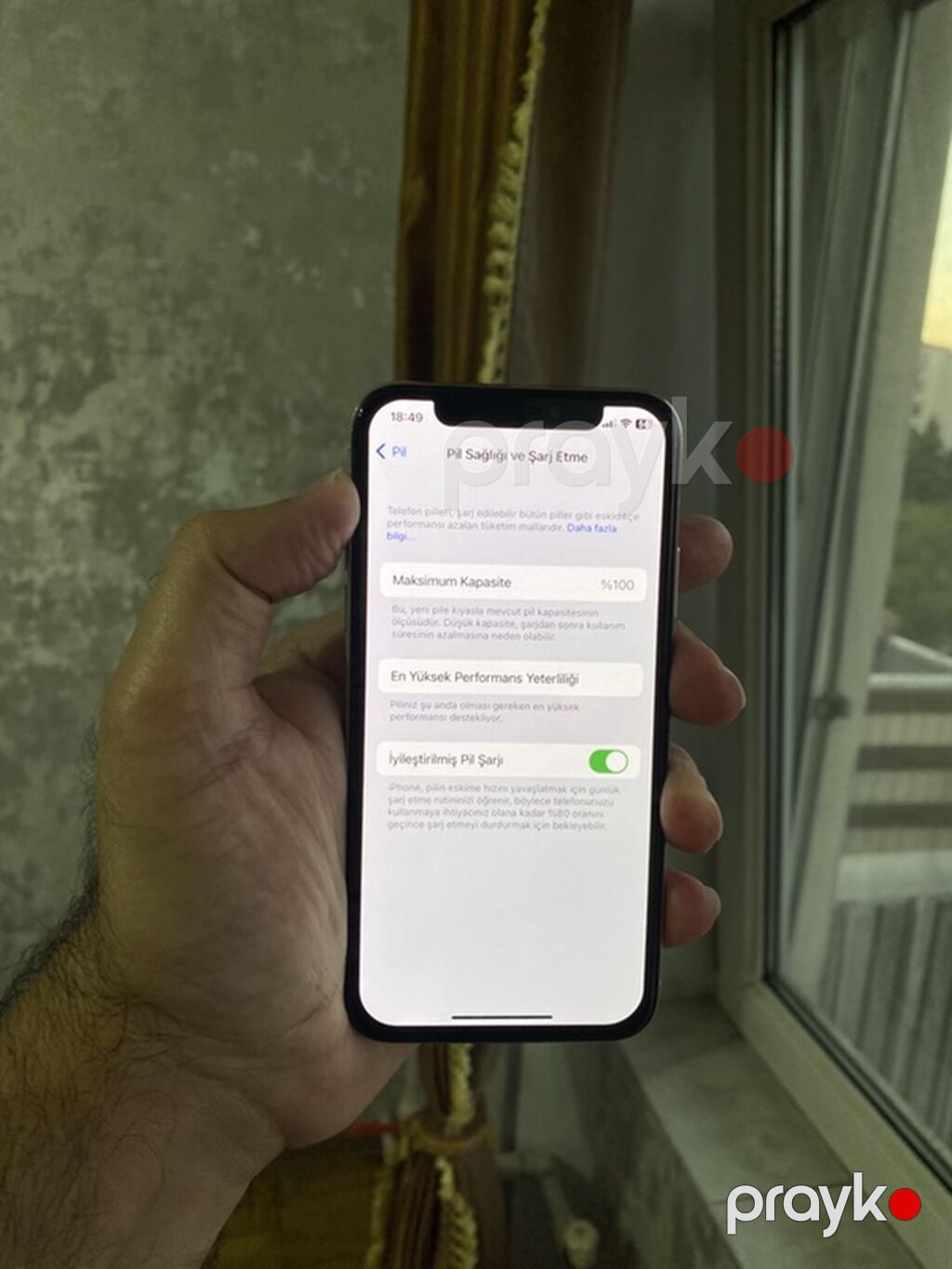 IPhone X, 64 GB, Gümüşü, Face ID — Apple iPhone, Bakı (5)