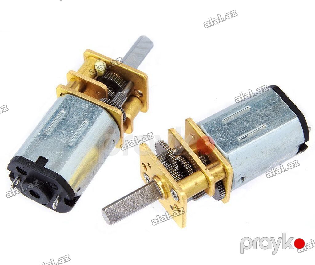 Başlıq: 6V 2000 RPM Reduktorlu Mikro DC Motor – 12mm Kateqoriya — Elektronika, Bakı (4)