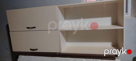 Asma divar dolabı – ikili modul - Material: laminat/LDSP tipli — Güzdək