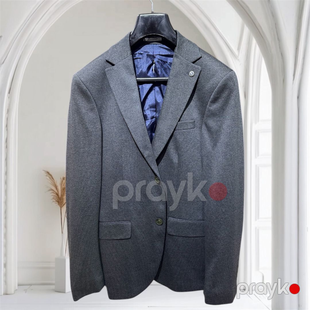 Kişi pencəyi 9166_32572157, pambıq/poliester/elastan, boz, ölçü 50 — Mallar, Bakı (2)