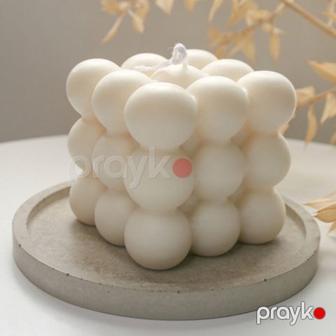 Şam Bubble, ağ, 6x6 sm — Bakı
