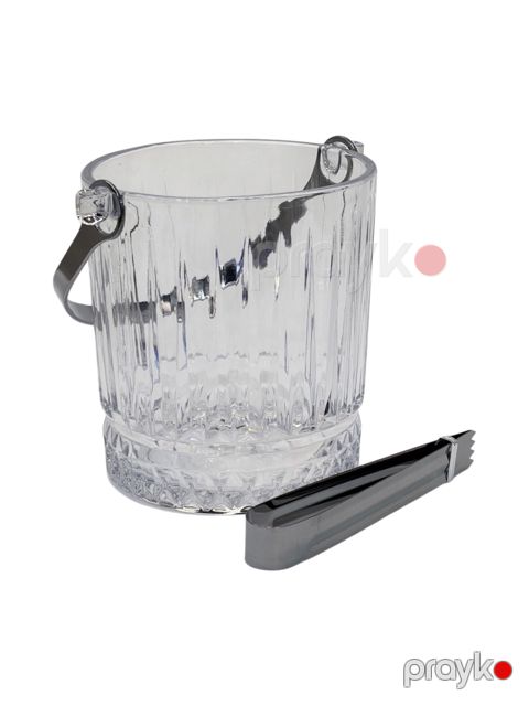 Maşa ilə vedrə K950, şüşə, şəffaf, 1200 ml — Bakı