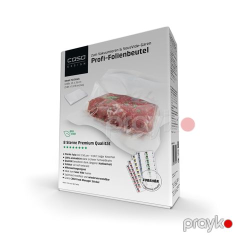 Vakuum paket Caso Designe 1229, şəffaf, 25x35 sm, 50 əd — Bakı