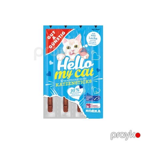 Məzə Edekа Hello My Cat pişiklər üçün çubuq, qızılbalıq dadı ilə, 5 q, 1 əd — Bakı