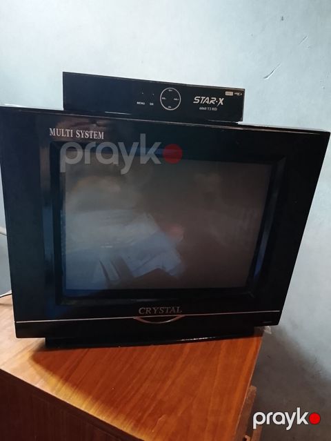 Crystal “Multi System” televizor + Star-x 6060 T2 HD rəqəmsal TV — Bakı