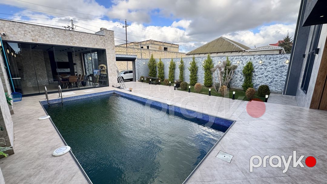 Satılır 5 otaqlı həyət evi/bağ evi 240 m² — Ev, villa, Bakı (8)