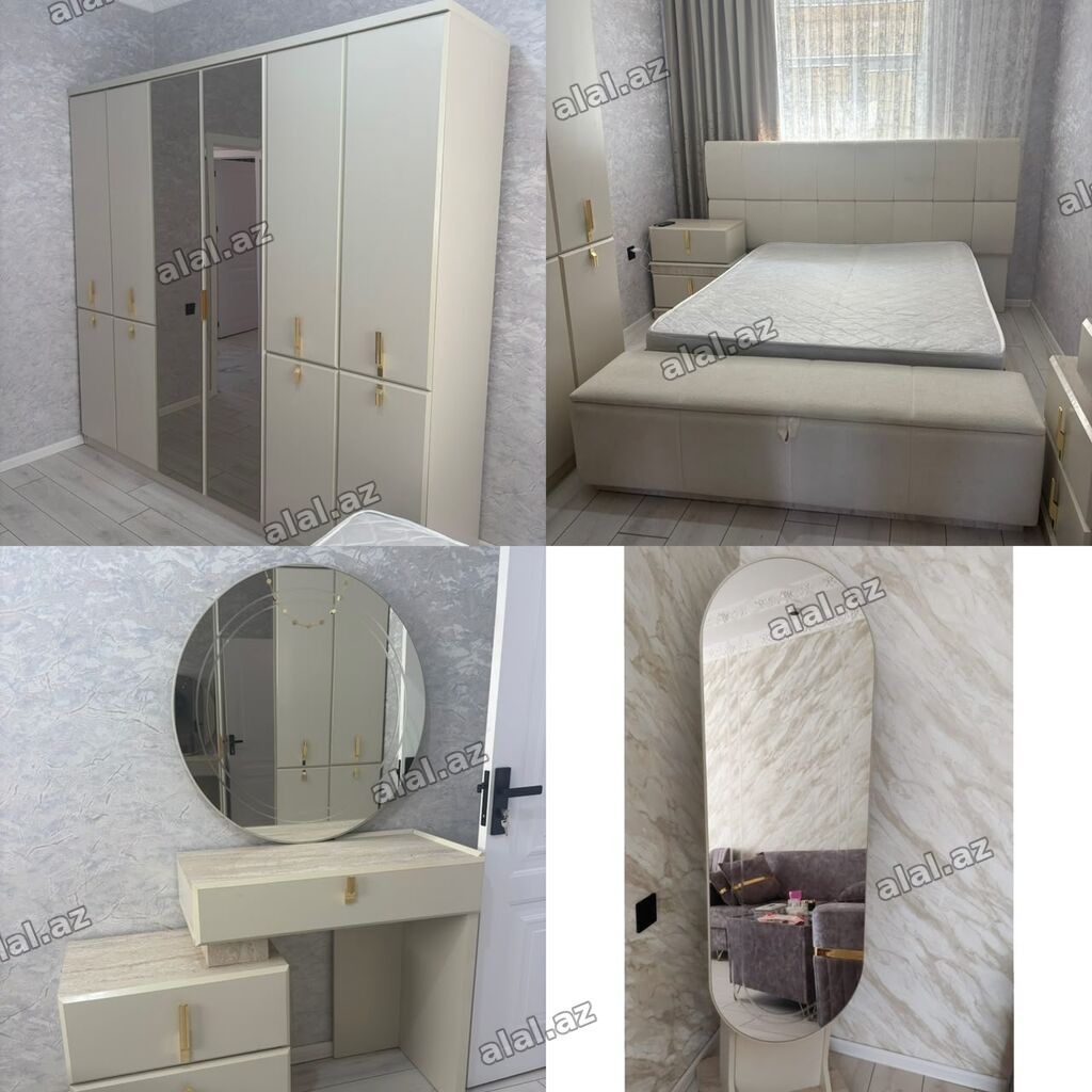İkinəfərlik çarpayı, Dolab, 2 tumba, Termo, İşlənmiş — Mebel, Bakı