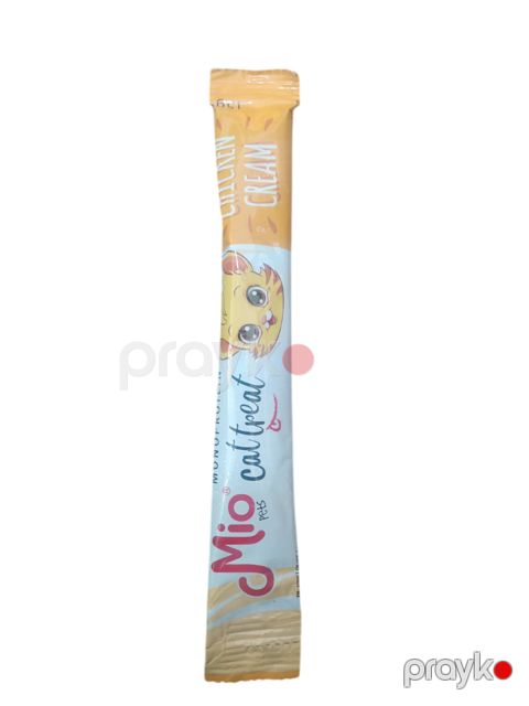 Pişiklər üçün maye məzə Mio Chicken Cream Multivitamin, toyuq ilə 15 q — Bakı