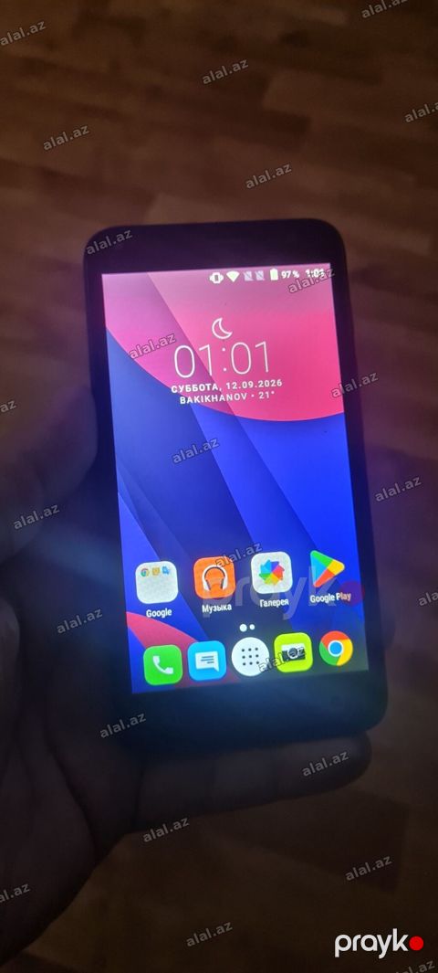 Alcatel Pixi 4, 8 GB, rəng - Qara, İki sim kartlı, Sensor — Bakı