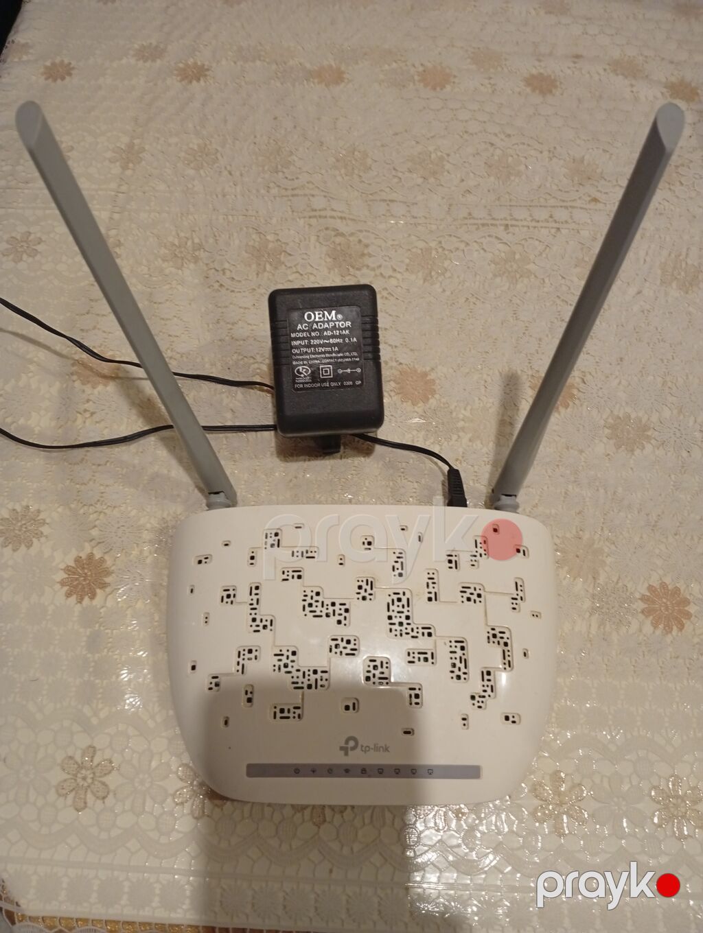 TP-Link simsiz router + adapter Xüsusiyyətlər: - Brend/model: TP-Link — Şəbəkə və server avadanlığı, Digah (3)