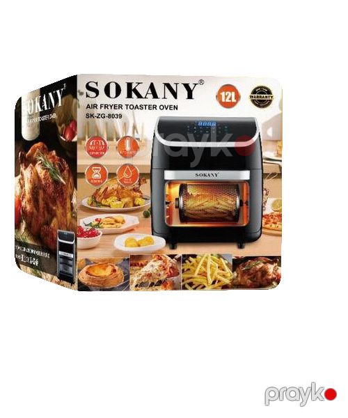 Sokany 12L Air Fryer SK-ZG-8039 – 2500W, Temperatur Nəzarəti, Yağsız və Sürətli Bişirmə — Digər mətbəx texnikası, Bakı (2)