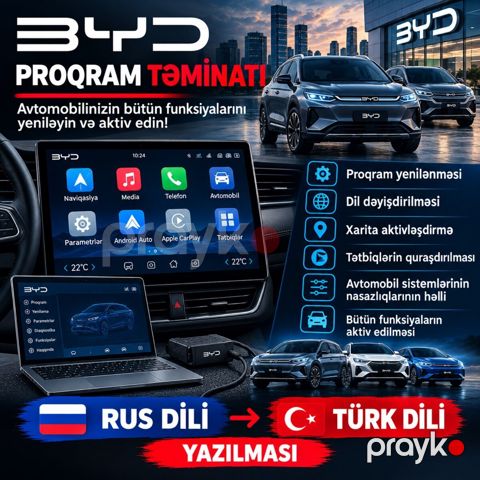 Byd proqram təminatı rus dili və türk dili — Bakı