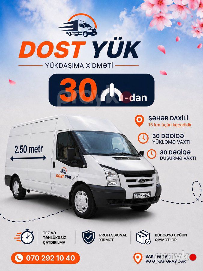Dost Yük Daşıma — Yük daşıma xidmətləri (3)
