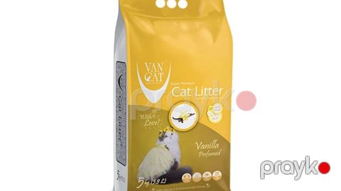 Topalanan doldurucu pişiklər üçün Van Cat Super Premium Vanilla, 5 kq