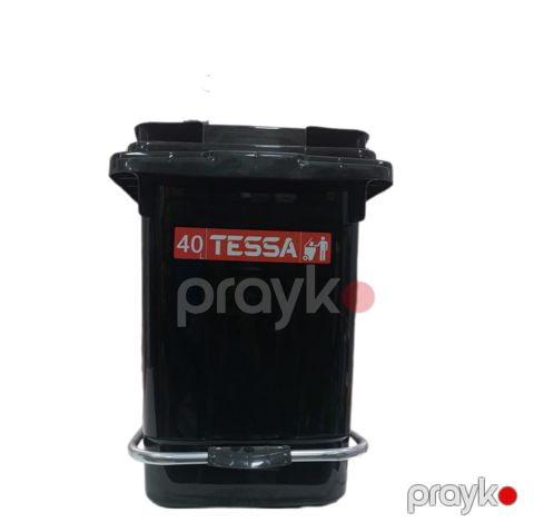 Zibil qabı Tessa, pedallı, qara, 40 l — Bakı