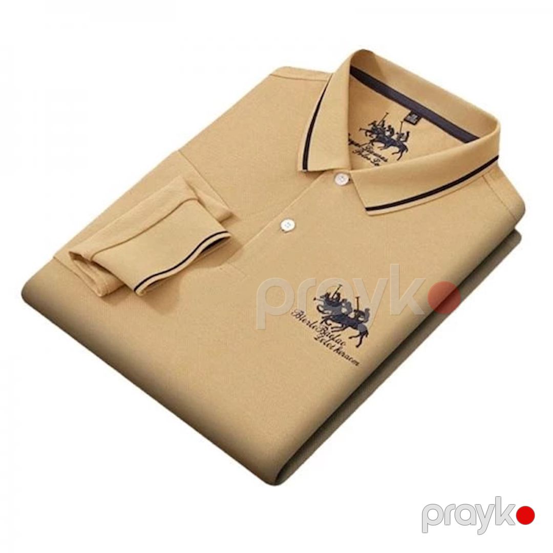 Kişilər üçün polo 58-865, bej, pambıq/polyester, ölçü 3XL — Mallar, Bakı (2)