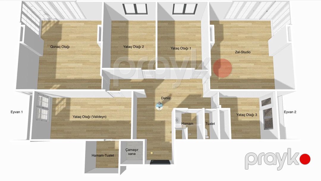 Satılır 4 otaqlı yeni tikili 156.5 m² — Mənzil, Bakı (8)