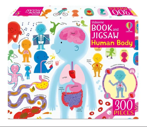 Book and Jigsaw Human Body — Kitablar