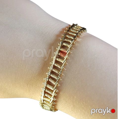 Bijuteriya qolbaq Arcanum09128, qızılı, ölçü One size — Bakı