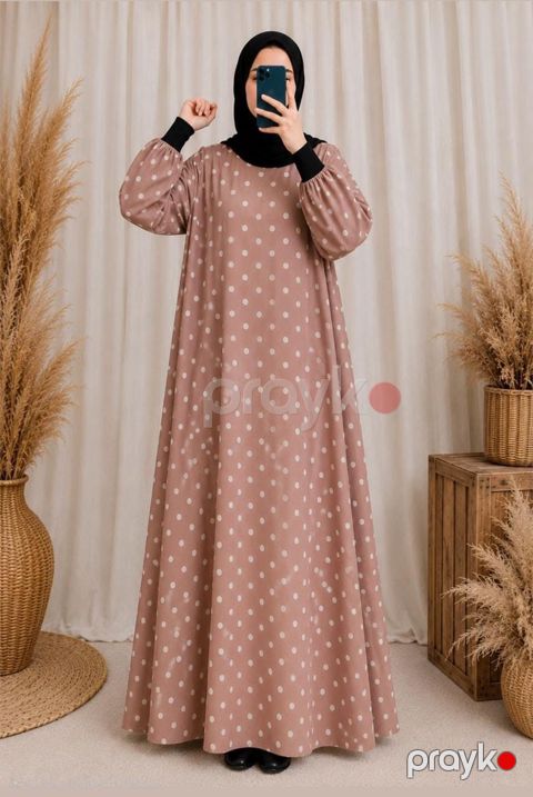 Qadın dini don 2752655, Qəhvəyi, Pambıq, ölçü 3XL — Bakı