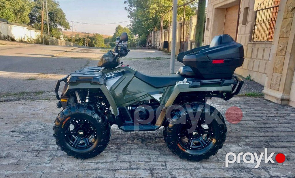 Polaris Sportsman 450, 450 sm3, 2017 il, 5 000 km — Kvadrosikllər və baqqilər, Bakı (3)