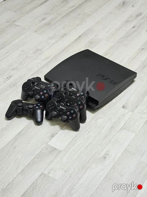 PlayStation 3 Slim 320GB və pultları — Bakı
