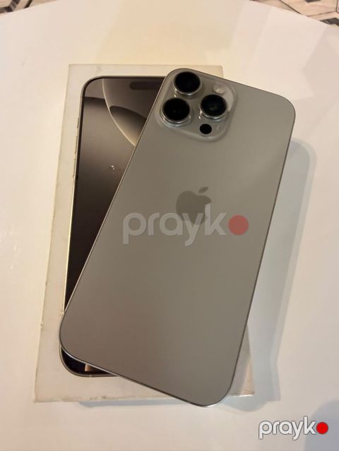 IPhone 16 Pro Max, 256 GB, Gümüşü, Face ID — Bakı