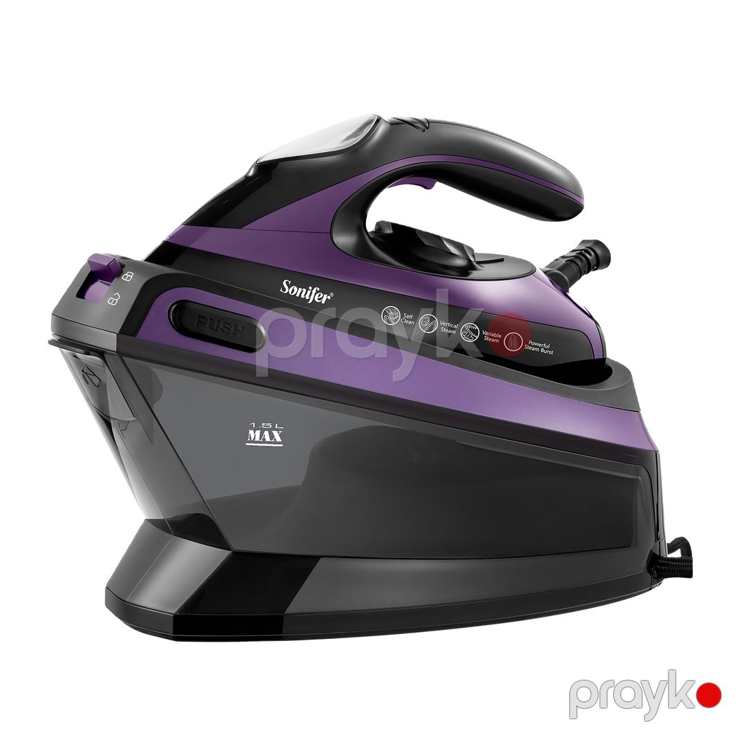 Sonifer SF-9112 – 2400W Peşəkar Buxar Stansiyalı Ütü, 1.5L Su Çəni — Ütü, Bakı (2)