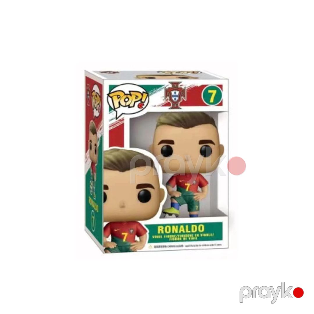 Коллекционная фигурка Funko, POP-Football Portugal No.7 Cristiano Ronaldo, Фигурка Роналдо, 3+ года, Винил, Пластик, 1 шт — Mallar, Bakı (2)