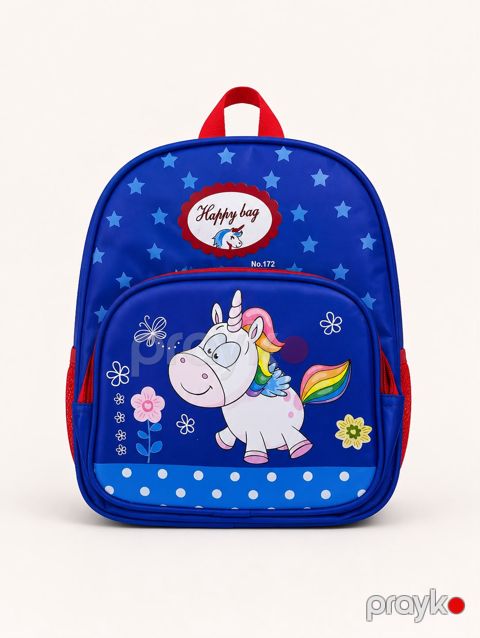 Uşaq bel çantası Happy bag N.172, qızlar üçün, göy — Bakı